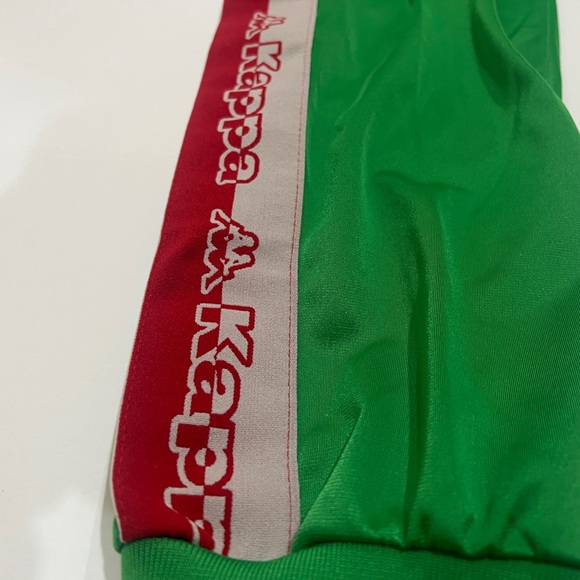 Kappa, Logo Tape Dalic, Sweatpants, Green, Red & White - Picture 3 of 10
